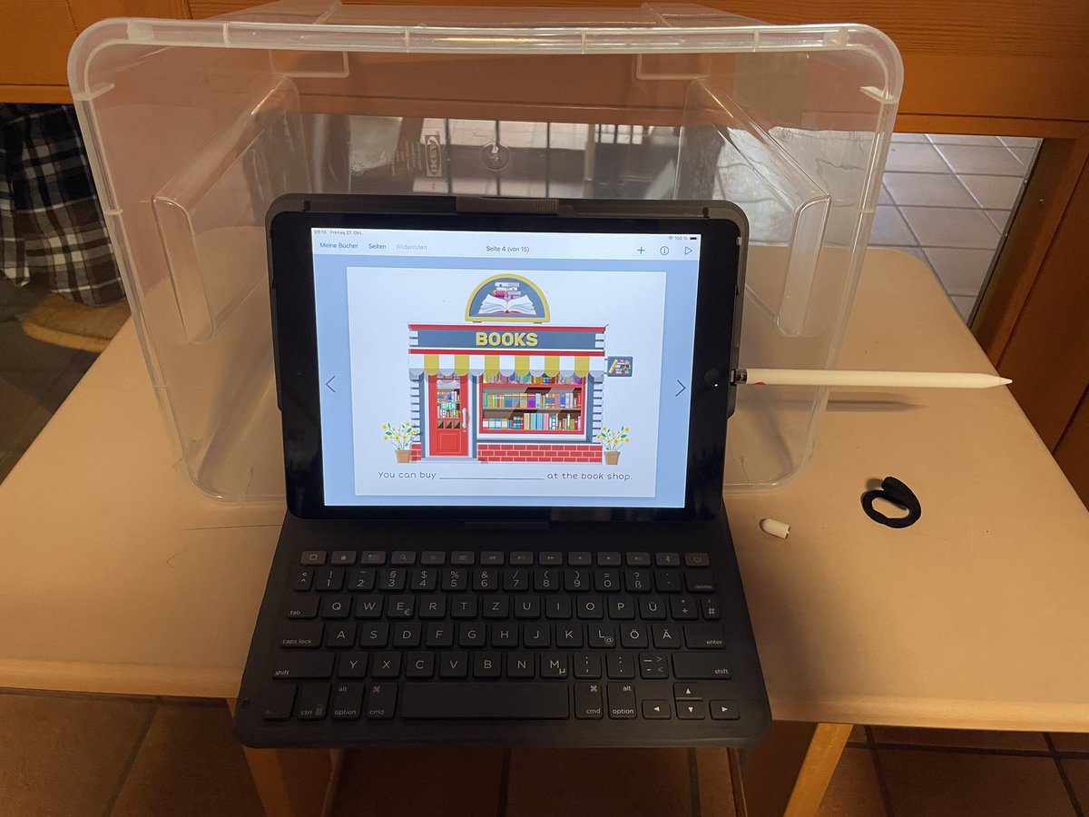 MowitzKa's tweet image. Mein #wowdw in Englisch, Klasse 4, Thema „shopping“:
Die Kids bekamen eine vorbereitete #bookcreator-datei von mir und haben darin Sätze ergänzt und aufgenommen. Hohe Redemotivation und differenziert durch a) Menge der Sätze und b) schreiben/tippen/Emojis.
#primarEdu 

1/3