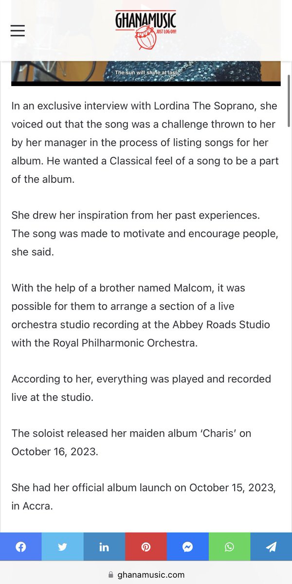Lordina_Soprano's tweet photo. It can only be Grace🙏🙏
Thank you @AbbeyRoad  @royalphilorch Malcom Acheampong and Daniel Dadson for the opportunity. ❤️❤️
•••
Special thank you to @dnderby for always being my biggest support system❤️❤️
•••

https://t.co/2rn3FxZxVF https://t.co/Gx0J4O9F9h