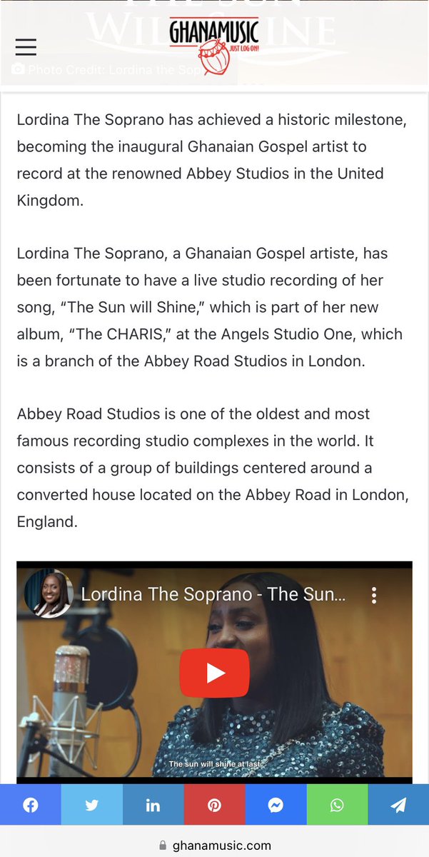 Lordina_Soprano's tweet photo. It can only be Grace🙏🙏
Thank you @AbbeyRoad  @royalphilorch Malcom Acheampong and Daniel Dadson for the opportunity. ❤️❤️
•••
Special thank you to @dnderby for always being my biggest support system❤️❤️
•••

https://t.co/2rn3FxZxVF https://t.co/Gx0J4O9F9h