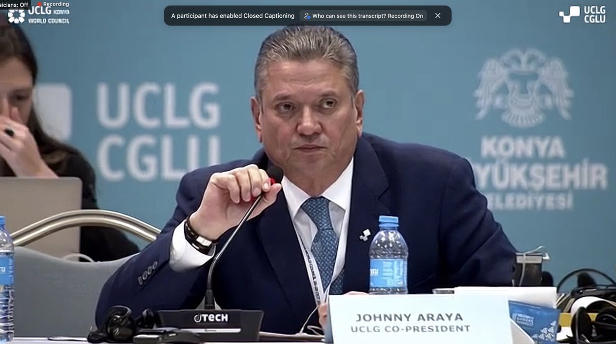 berryonline's tweet photo. It was an early start, but joining my @uclg_org colleagues virtually this AM in @KonyaInt, Turkey for our fall #ExecutiveBureau meeting. Many topics on the agenda incl. #SDG's &amp; @UN @GlobalGoalsUN summit. Happy to talk about @CityKitchener #Local4Action hub, the #SDGIdeaFactory! https://t.co/q1a0MDxBNF