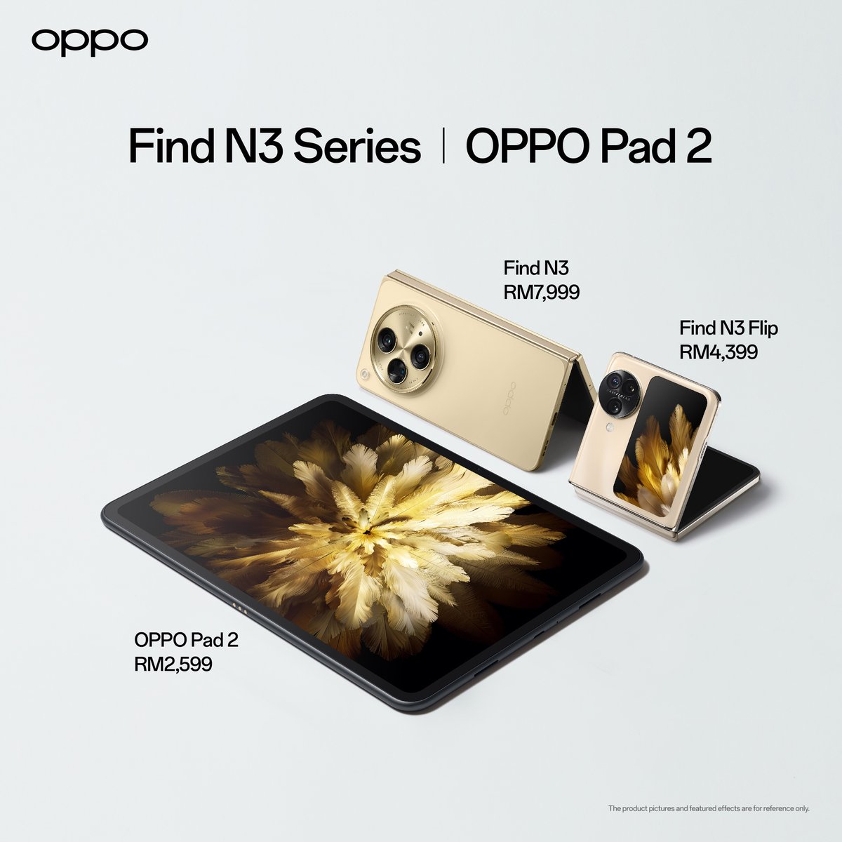 Elevate your productivity with the Dynamic Duo: #OPPOFindN3Series and #OPPOPad2

✨ Break free from limits
🎯 Maximize multitasking
🔥 Redefine efficiency

Learn More: bit.ly/OPPOFindN3Flip… | bit.ly/OPPOPad2-info