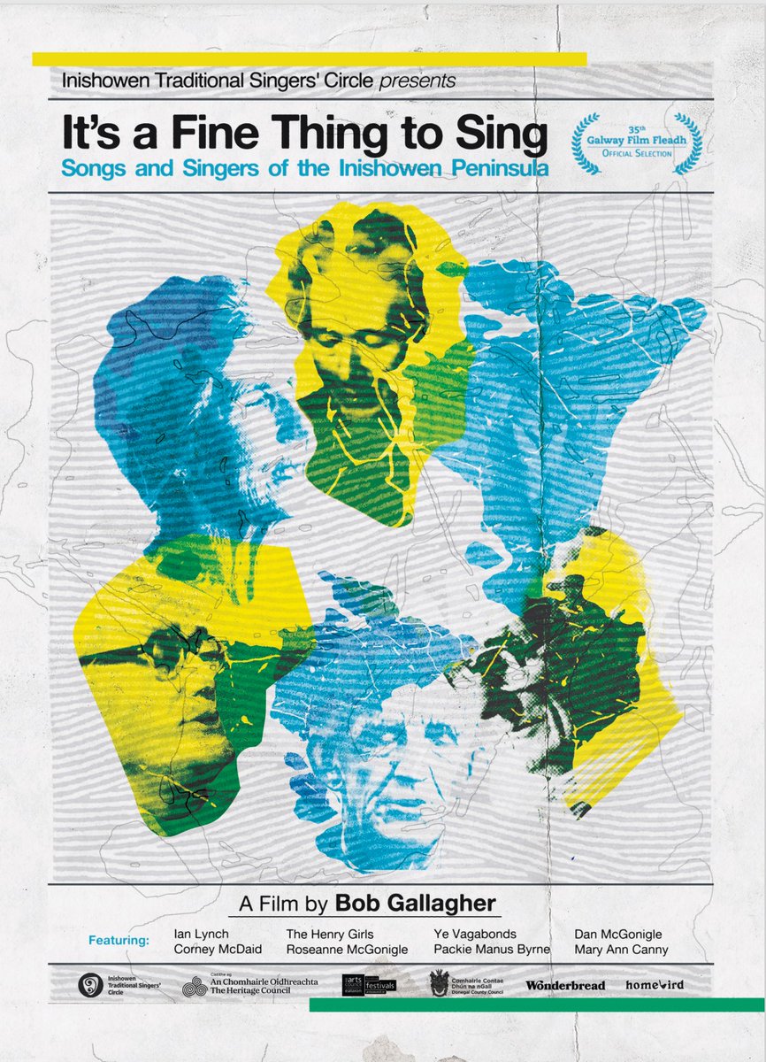inishowensingers (@inishowensings) on Twitter photo This evening, Friday, 27 Oct, 5:30 pm, <a href="/theavenuecinema/">The Avenue Cinema</a> Belfast, Northern Ireland #premiere <a href="/BobFilmsThings/">Bob Gallagher</a> ITSC's documentary IT'S A FINE THING TO SING: SONGS & SINGERS OF THE INISHOWEN PENINSULA. Part of <a href="/Cqaf/">Cathedral1/4ArtsFest</a> Now Press Play. Details bit.ly/3Qwky3K
#itsafinethingtosing This evening, Friday, 27 Oct, 5:30 pm, <a href="/theavenuecinema/">The Avenue Cinema</a> Belfast, Northern Ireland #premiere <a href="/BobFilmsThings/">Bob Gallagher</a> ITSC's documentary IT'S A FINE THING TO SING: SONGS & SINGERS OF THE INISHOWEN PENINSULA. Part of <a href="/Cqaf/">Cathedral1/4ArtsFest</a> Now Press Play. Details bit.ly/3Qwky3K
#itsafinethingtosing