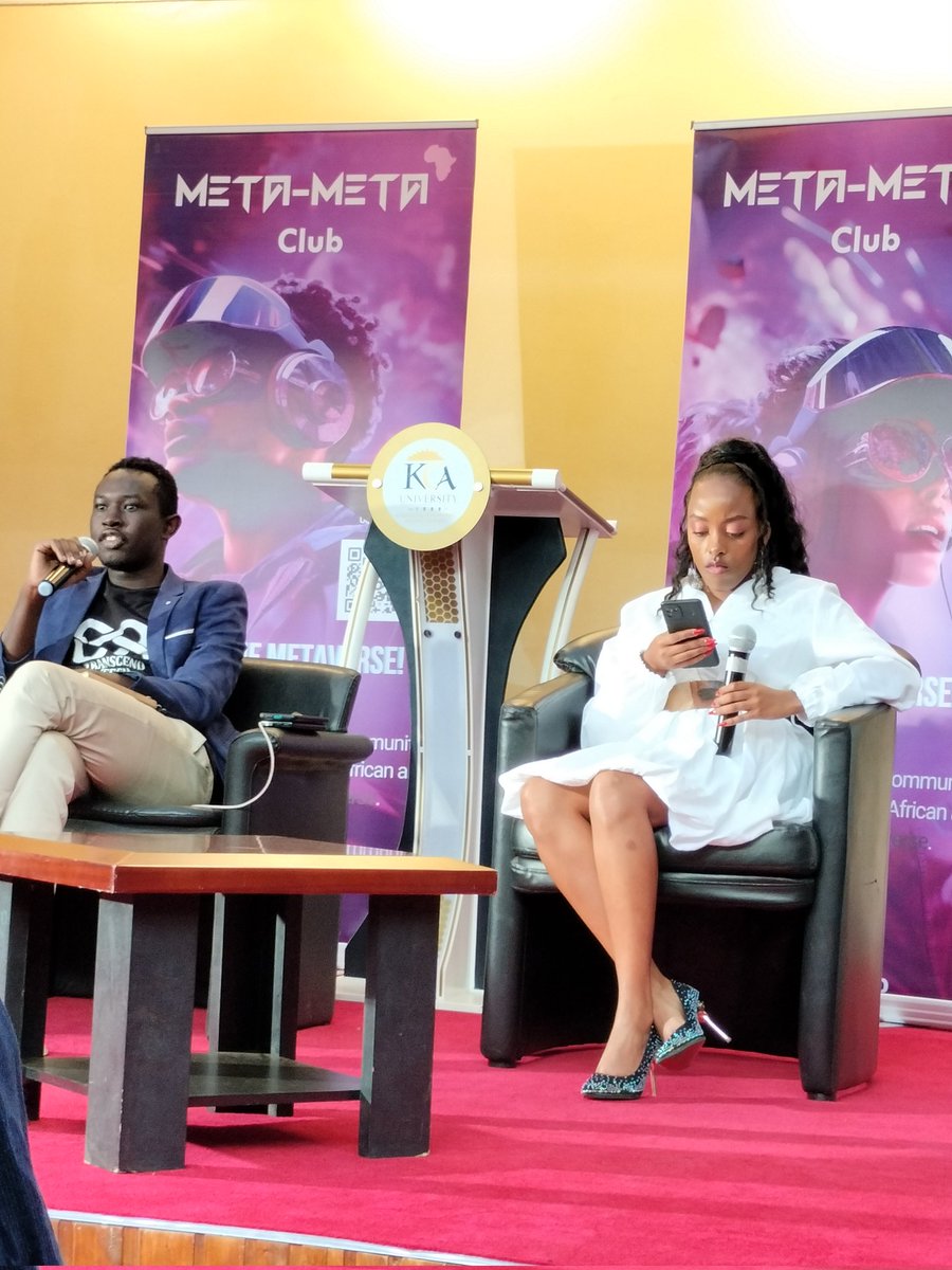 Maysteri0us's tweet photo. A panel session on incorporation of Meta tech into healthcare services
@MetametaClub #KCAUniversity #AfricaMetaverseSummit2023 #Metaverse2023 https://t.co/YzsgjBA3tw