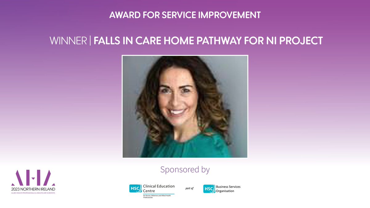 OptimumCareGRP's tweet photo. Congratulations to @publichealthni on being announced as the overall winner of the Service Improvement category at the NI Advancing Healthcare Awards for the Falls in Care Home Pathway for NI Project. 

Rathmena House and Aughancloy House were involved in this brilliant project. https://t.co/Gkwp1IlxeB