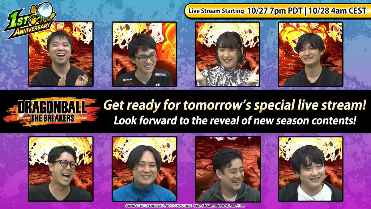 Dragon Ball: The Breakers on X: Reach a total of 59,000 reposts & likes to  receive rewards! Join us in DRAGON BALL: THE BREAKERS 1st Anniversary  Special Live Stream! Get excited for