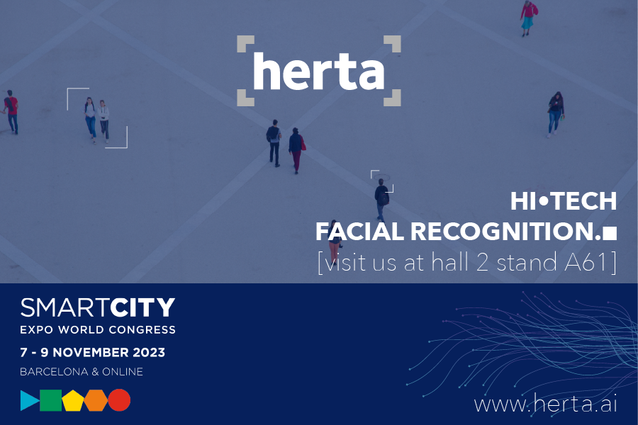 hertasecurity's tweet photo. 😊Tenemos el placer de anunciar que estaremos presentes en el #SCEWC23 de Barcelona, uno de los eventos más destacados en el mundo de las ciudades inteligentes y la innovación tecnológica.

📅 7-9 noviembre 2023
👋 Hall 2, Pasillo A, Stand 61

#SmartCityExpo #ReconocimientoFacial https://t.co/PPCp4eYOkn