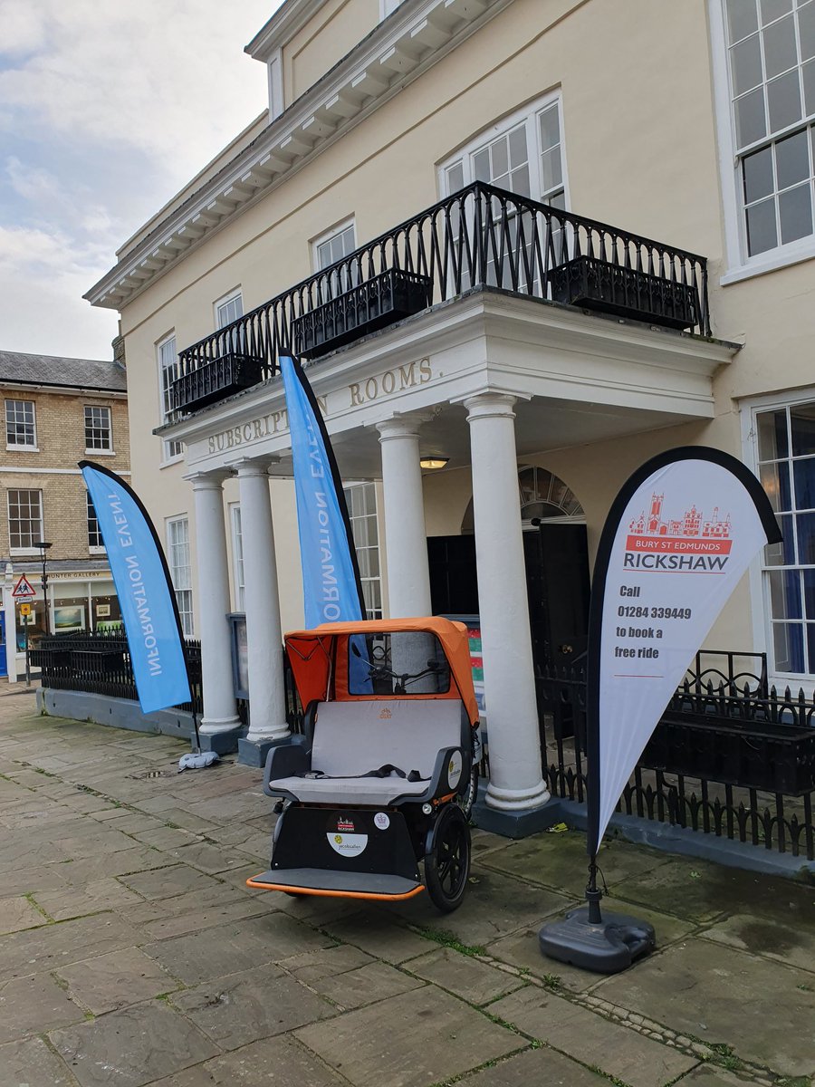 We're all set for the dementia awareness and signposting event at the Atheneaum this morning. Come and say hello and have a free ride!