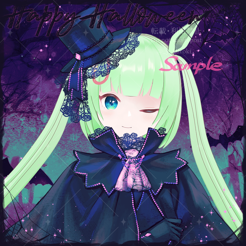 「着せ替え素材 Happy Halloween! ゴシックハロウィンな魔女&ドラキ」|黒杞よるの🌸Yoruno Kuroki📕単行本④1/25発売！のイラスト