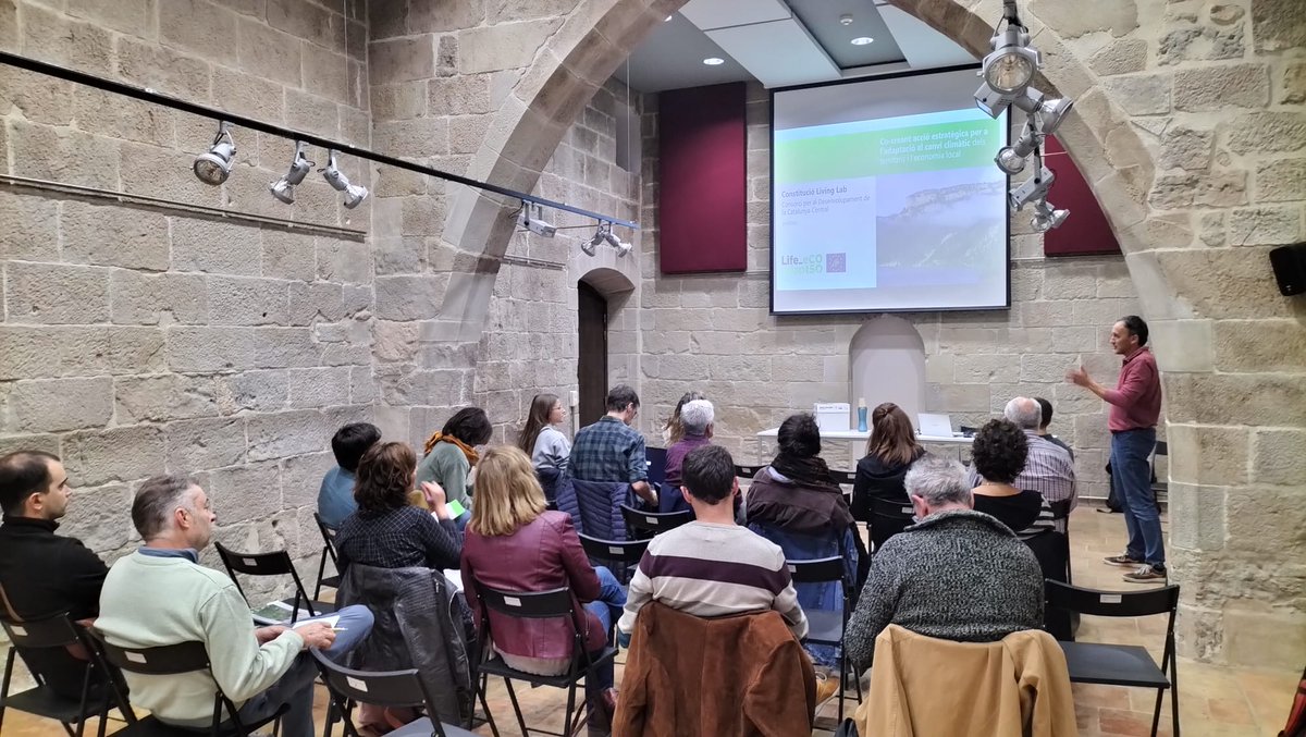 lifeeCOadapt50's tweet photo. Es constitueix el #livinglab de #lifeeCOadapt50 de la Catalunya central @leadercatcent  en una reunió a Solsona https://t.co/6JVO8bJZhy