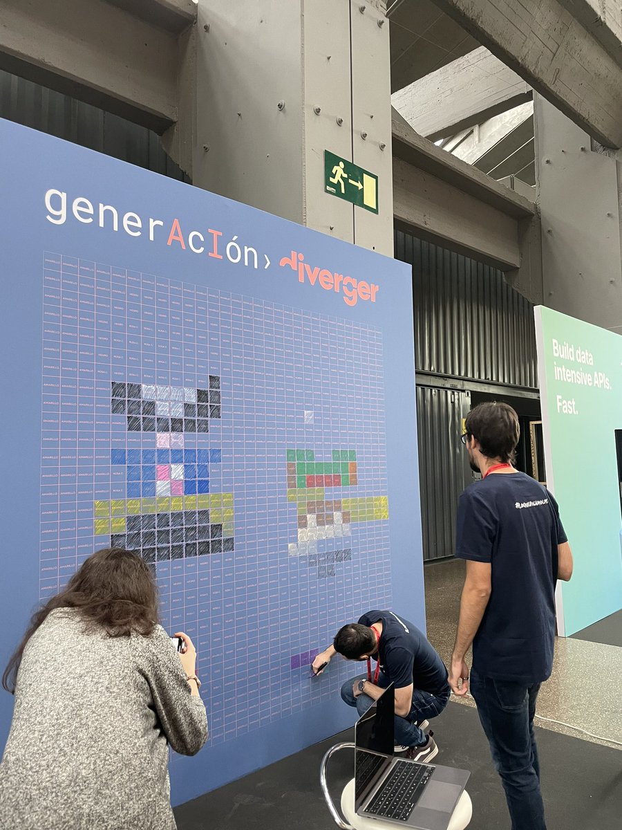 soniconp's tweet photo. El stand de @diverger_ai va tomando forma en la #TRG23… ¡ven a vernos y te enseñamos en primicia #CodeAs, la herramienta opensource que aplica #LLMs al desarrollo de software que estamos desarrollando y acabamos de liberar! https://t.co/KAoVvRWuaB