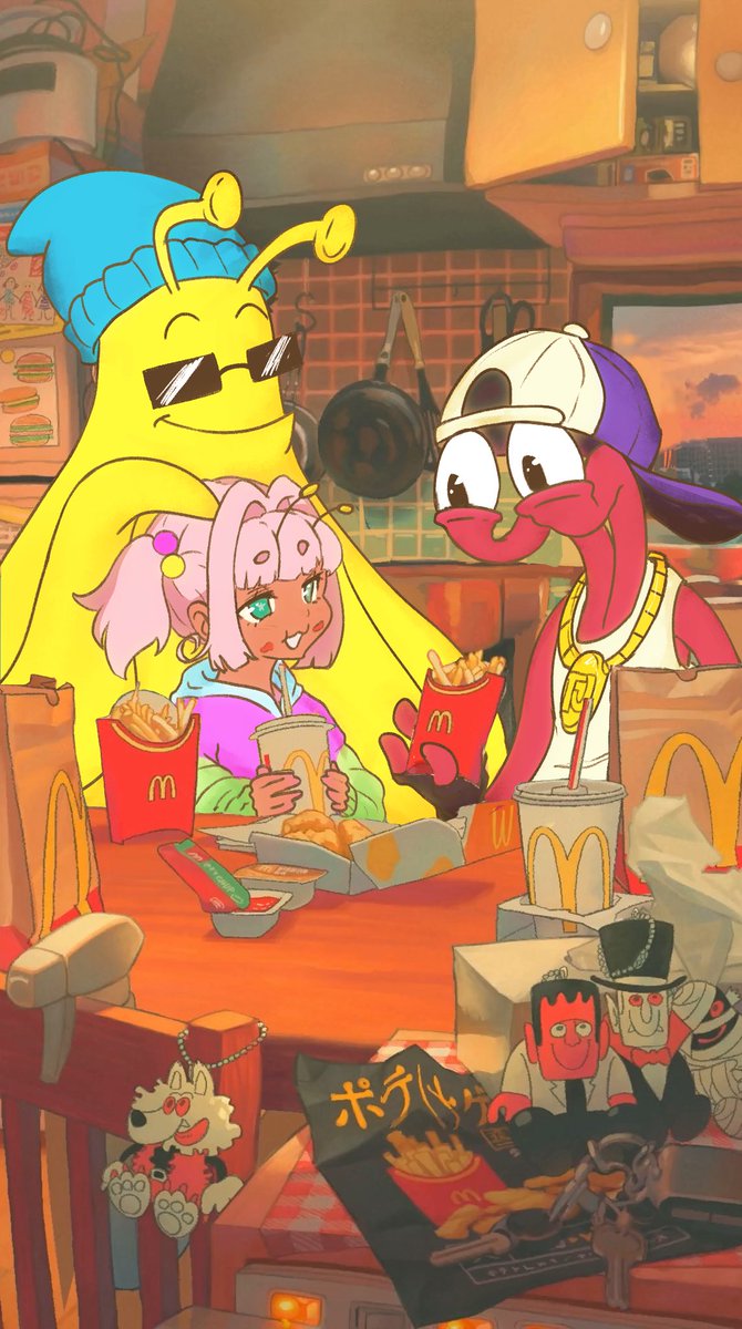 My Grunkles only fed me the best 🥹🍟💕
<a href="/toejamandearl/">ToeJam & Earl</a> (THEY ALSO COOKED FOR ME, Source: <a href="/FunkyFreshBook/">ToeJam & Earl Cookbook BACK ON SALE!</a> )