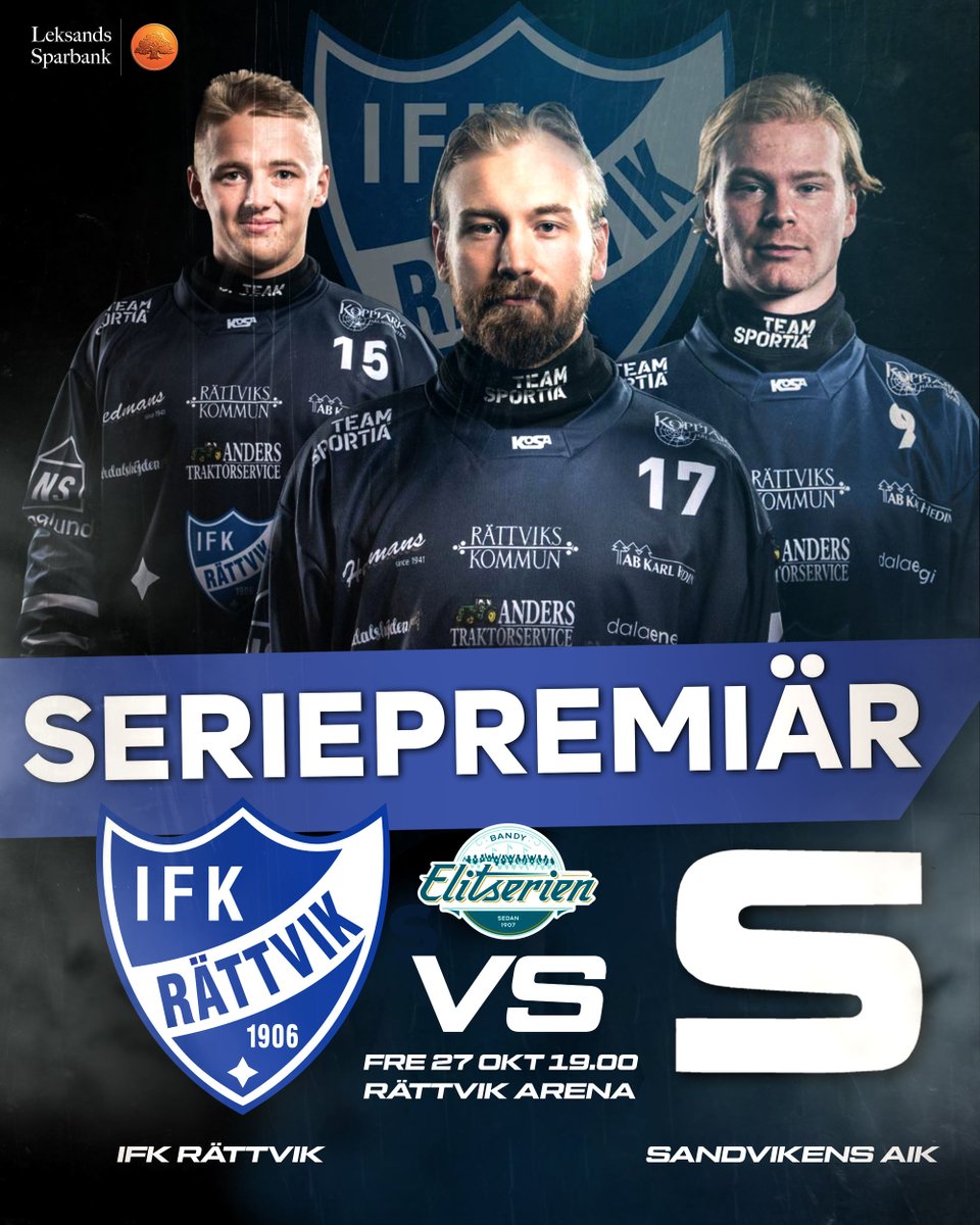 Seriepremiär! Ikväll drar det igång. Vi tar emot SAIK i hemmaborgen med start klockan 19. Välkommen! #ifkrättvik