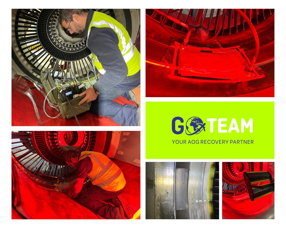 Our AOG GoTeam were called out to repair another ✈ Abradable liner, but this time in 📍 DUB. Don't let unexpected AOG situations ground your operations any longer. stormaviation.com/aog-support/
#aog #aircraftrecovery #GoTeam  #247recovery #AirlineSolutions #KeepingYouFlying
