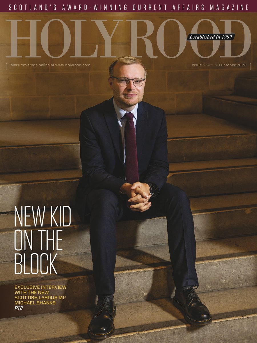 New @HolyroodDaily out on Monday with my exclusive interview with Scotland's new @ScottishLabour MP @mgshanks