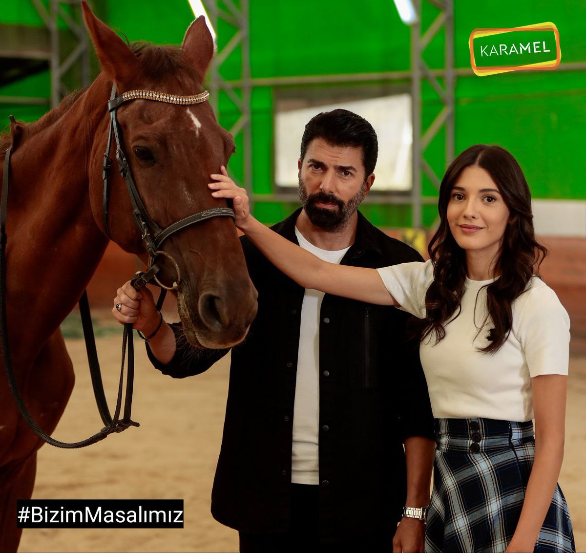 😎🌸 #Esaret yeni bölümüyle şimdi @kanal7'de! 💞 #BizimMasalımız @KaramelYapim