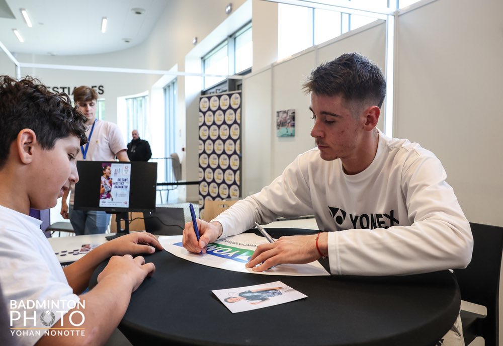 Immense merci pour tout le soutien lors de mes premiers ifb 🫶🏻 <a href="/yonexfrance/">yonexfrance</a> / <a href="/FFBaD/">FFBaD</a> 🫶🏻

Au plaisir de rejouer devant un public français, mais d’abord retour au travail pour accomplir mes rêves. 

Merci à tous et à bientôt sur les terrains