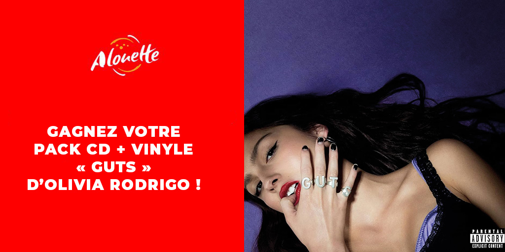 AlouetteRadio's tweet photo. 🎁 CONCOURS 🎁
Il y a des fans d'Olivia Rodrigo par ici ? 👋 🥳 Alouette vous offre votre pack CD + vinyle du 2ème album d' @oliviarodrigo ! 🎵

Pour participer :
👉🏻 RT + Follow @AlouetteRadio 
📆 Tirage au sort le 30 octobre https://t.co/ZO1KxWf05p