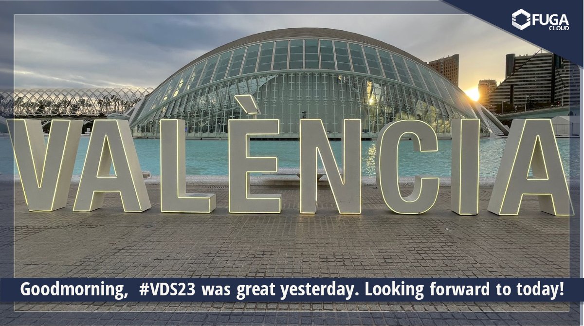 #VDS23 Stand 24, looking forward to hear stories of #startups and how #Fuga #Cloud can help to store your data #GDPR proof.