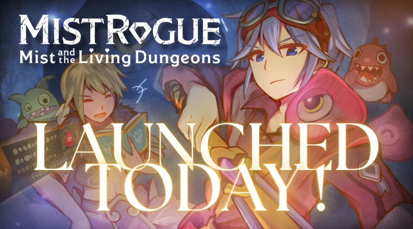 PolyscapeInc's tweet image. "MISTROGUE" is now "Full Release" version!🥳 To celebrate its launch, we are having a 35% off special sale for a week from October 27th to November 2nd✨

MISTROGUE: Mist and the Living Dungeons
store.steampowered.com/app/2102320/MI…

PRESS RELEASE
docs.google.com/document/d/13-…

#MISTROGUE