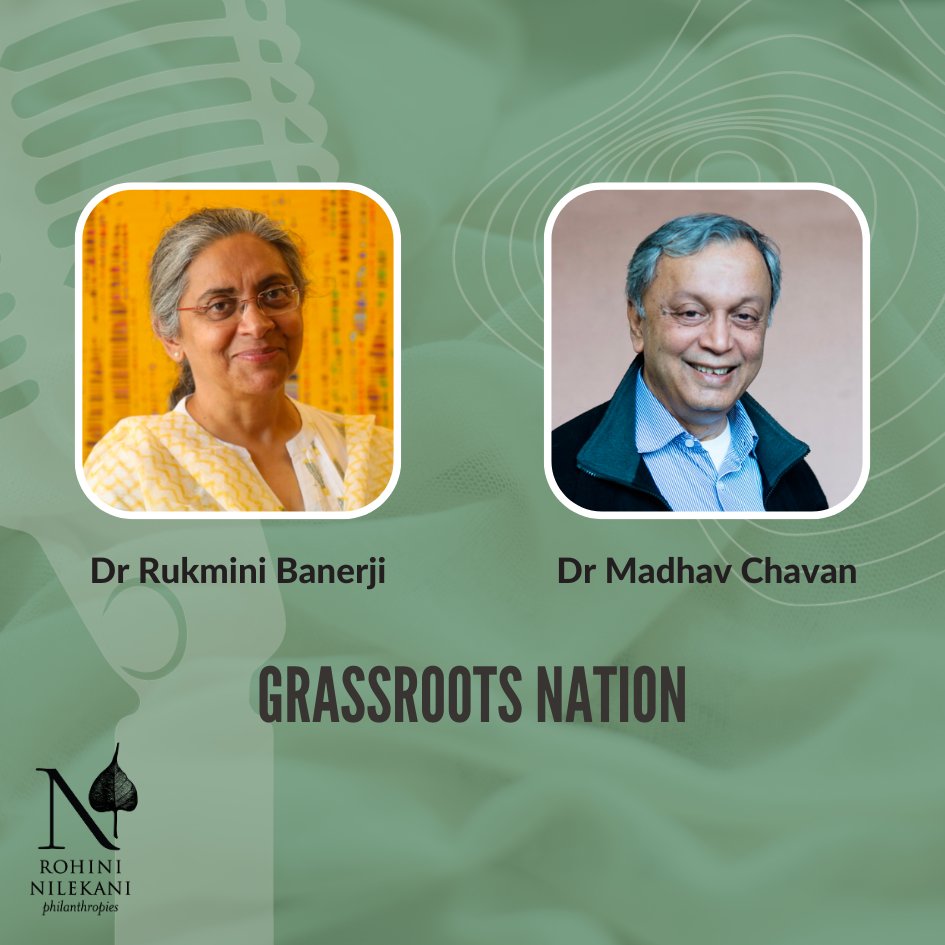 #GrassrootsNation | The much awaited part 2 of our #podcast #episode with Dr Madhav Chavan and Dr Rukmini Banerji of <a href="/Pratham_India/">Pratham Education Foundation</a>, is now up on #Spotify, #ApplePodcast, #Stitcher &amp; #GooglePodcast!

#socialchangeleaders #education 

Listen/Read/Share: samaaj.io/3SgMrhE👂📖