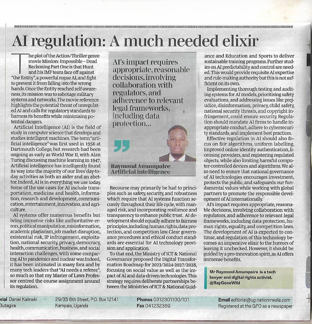 Raymond Amumpaire tweet media