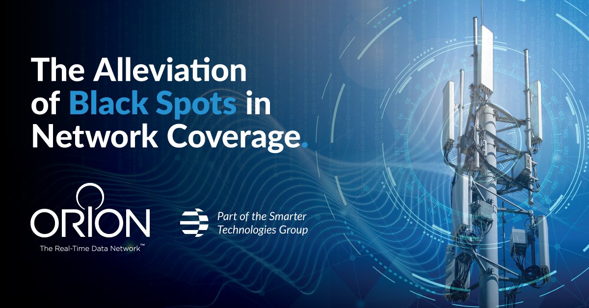 Network coverage issues, often referred to as “black spots,” are a universal concern affecting numerous sectors. #SmarterTechnologies has a solution: #Orion, The Real-Time Data Network. Read more about Orion's capabilities here:bit.ly/3s6GrwM