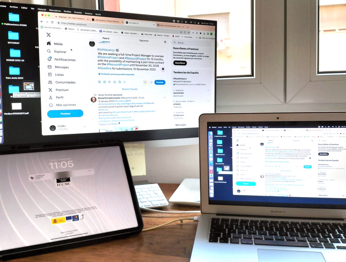ICCMU's tweet photo. #JobVacancy ⚙️
We are seeking a full-time Project Manager to oversee @DidoneProject and #ResoundProyect for 12 months, with the possibility of maintaining a part-time contract on the #ResoundProject until November 30, 2028 #Deadline 10 November 2023👇
https://t.co/2m3SkMPeou https://t.co/1LboWKI8Jk