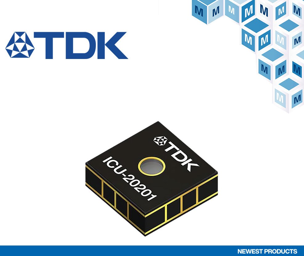 ElecNotes's tweet photo. Mouser Now Shipping TDK InvenSense ICU-20201 Time-of-Flight Range Sensor

Discover more: https://t.co/RTMuZ2Ywg2

@MouserElecEU @MouserElec https://t.co/HdNXEIVaal