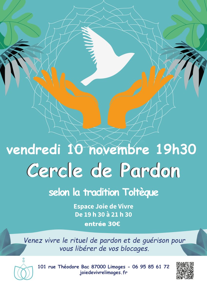 JOIEDEVIVRE87's tweet photo. Comme les feuilles tombent en automne,
Laissons tomber nos rancoeurs, nos reproches et nos amertumes,
Et laissons la colombe de la paix s'envoler.
Méthode trans personnelle de libération.
https://t.co/gjQmIhoWPj https://t.co/6lWFzGSomQ