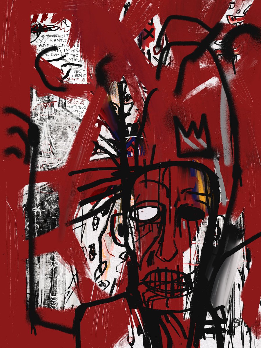 DragicMarkovic's tweet photo. gm gm! Happy Friday fam! Lets seize it!

Test no47: Two triangles(test)

Another single piece... What i found to enjoy is really drawing in few layers and making each layer interesting in its own way. For example first layer are 3 different pieces that are painted over(second layer) and then 3rd layer is another - bigger drawing.