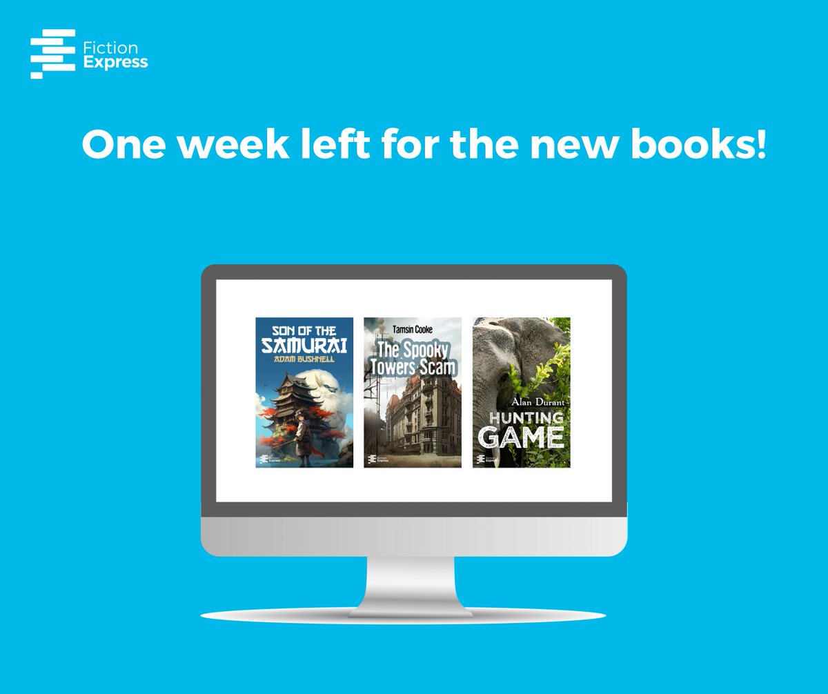⏳ The countdown has started! It's one week left for the first chapter of the new books! We are looking forward to the new co-created novels by @authoradam, @TamsinCooke1 and @alan_durant on the platform. 😍 Are you set up and ready for them?