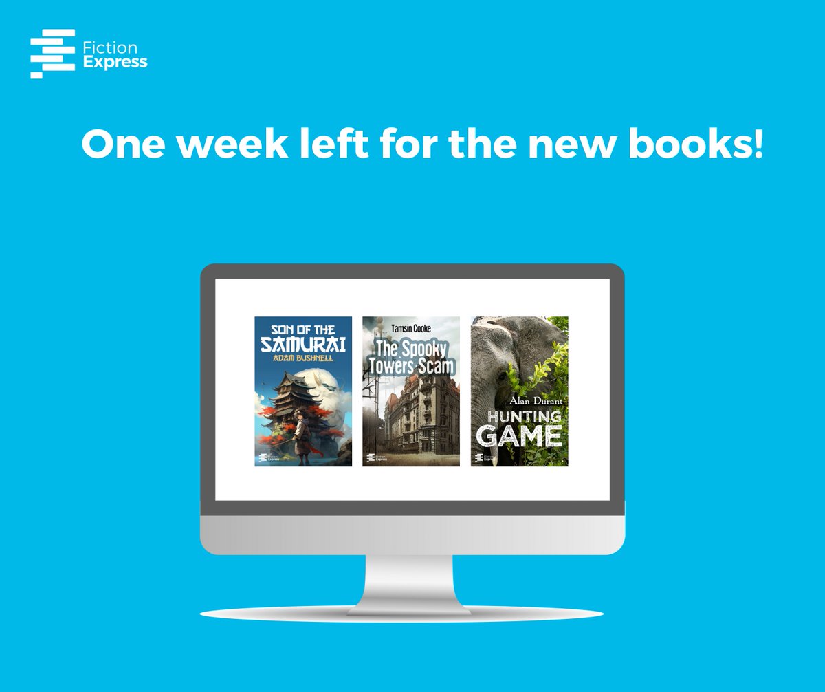 fictionexpress's tweet photo. ⏳ The countdown has started! It's one week left for the first chapter of the new books!

We are looking forward to the new co-created novels by @authoradam, @TamsinCooke1 and @alan_durant on the platform.

😍 Are you set up and ready for them? https://t.co/XeLp3GyE5Z
