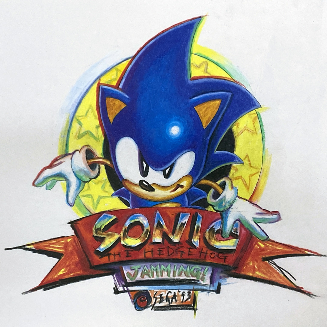 KazuyukiHoshino's tweet image. When I was cleaning up my room, I found a doodle I had done a long time ago🙂
- Jamming! (1993) -