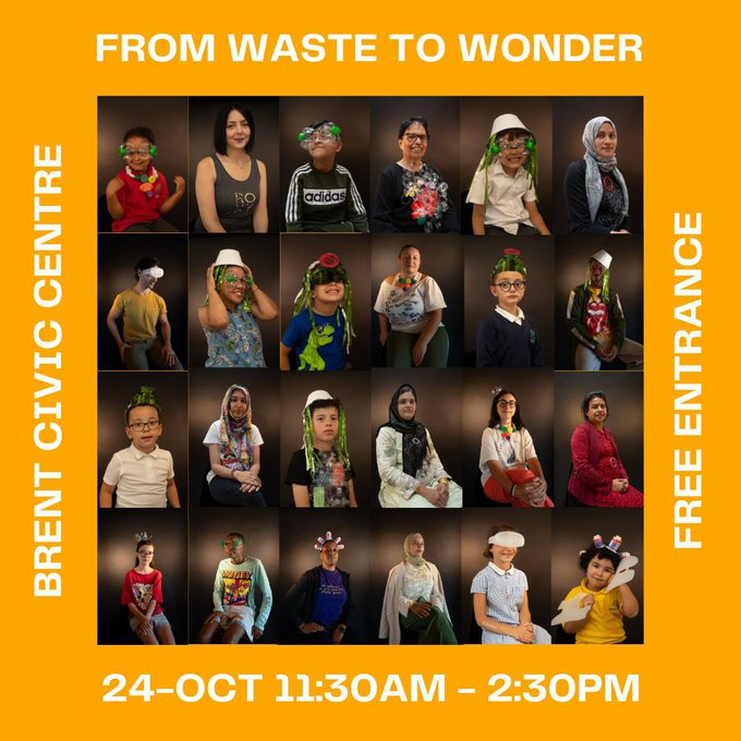 In partnership with @WERESTARTnoprof <a href="/BrentMusArch/">Brent Museum and Archives</a> <a href="/AWRCENTRE/">Asian Women's Resource Centre</a> <a href="/PHXRisingNW10/">Phoenix Rising NW10</a>
and @CcFawood, the exhibition is open till January. Get inspired to do better for the place we live in. Protect your right to a clean environment. 🌻🐚🪸🌴🌊#ClimateAction  #climatechangeday #Act4SDGs