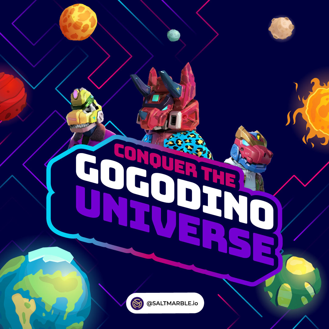 saltmarble's tweet photo. ๐ It's time to showcase your strategic brilliance in the Saltmarble Card Game Ver 1.0! Build your deck, chart your course, and dominate the vast GOGODINO universe! ๐๐ #SaltmarbleCardGame #StrategicMastery #ConquerGOGODINO https://t.co/TTY1koDxae