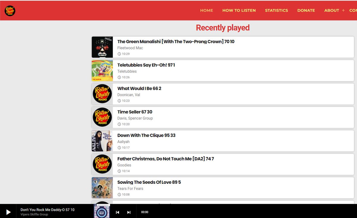 RetroCharts's tweet photo. Quite a selection in the last half hour on Retro Charts Radio!
You couldn't make it up!
It's all down to our #RandomSelector picking from 15,300 hits.
https://t.co/lr0leVs4qw
#RippingUpTheRadioRuleBook https://t.co/E5qQ8HC14h