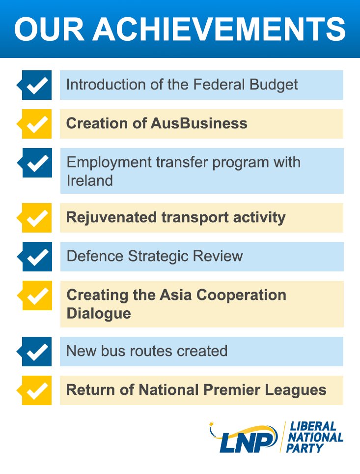 LnpRblx's tweet photo. Delivering on promises, that's our number one policy.

Take a look at some of the promises we have achieved this term: https://t.co/rw35ISWGYP