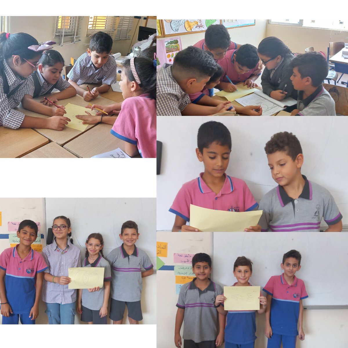SamahGhorabi's tweet photo. Alone we can do so little; together we can do so much. 
Grade 4 learners worked cooperatively to differentiate between wild and cultivated plants .🪴 
Then,the presenters of each group presented their work confidently.
@makdawhaschool @soha_nj @raefa_jomaa https://t.co/Q8zym9Z0H6