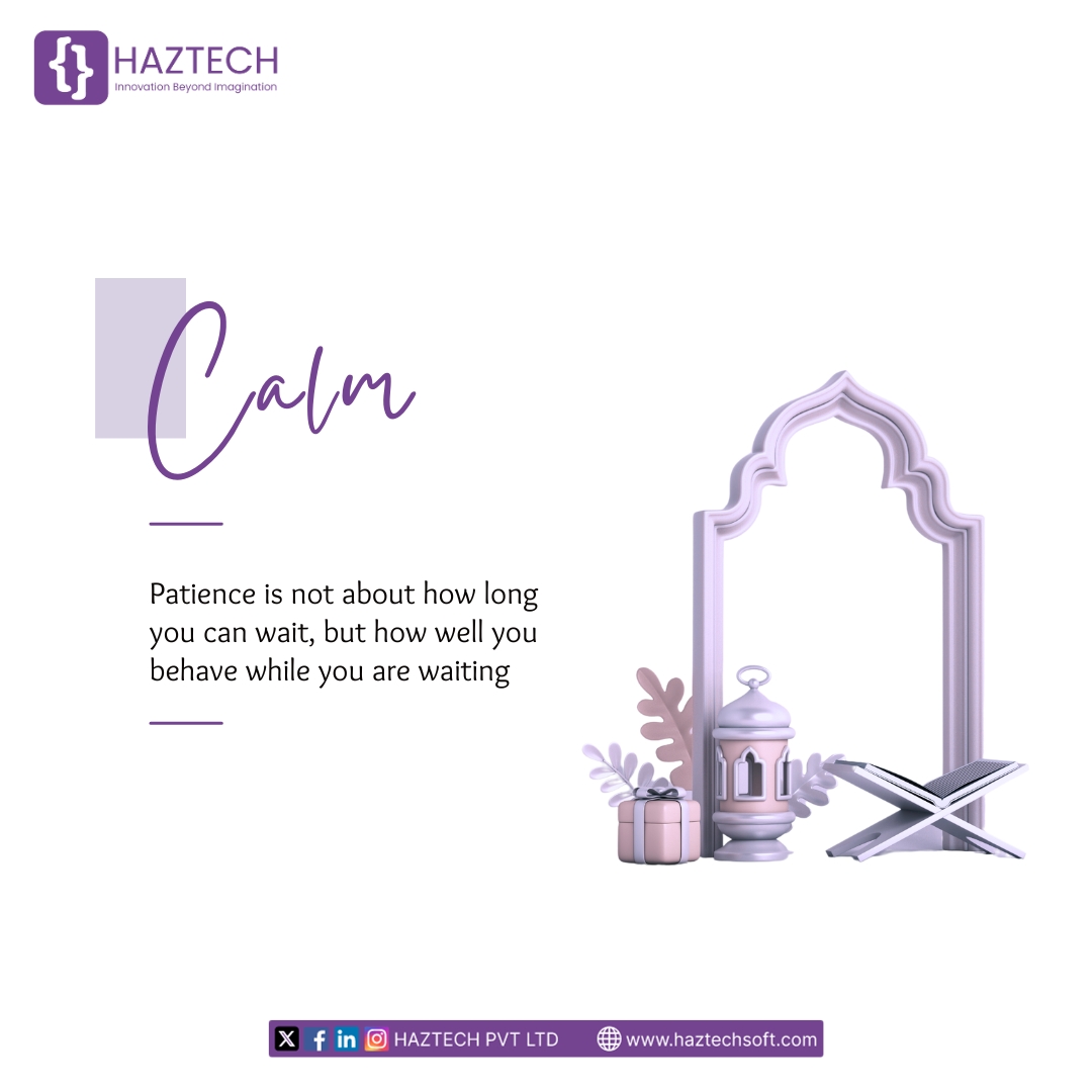 Haztechsoft's tweet photo. Embrace the art of patience and trust in Allah's perfect plan. 🙏✨

Have A Blessed #Friday
#BlessedFriday #PatienceIsKey #TrustInAllah #DivinePlan #haztech #appdevelopment #techcompany https://t.co/6RgWbgeZ3V