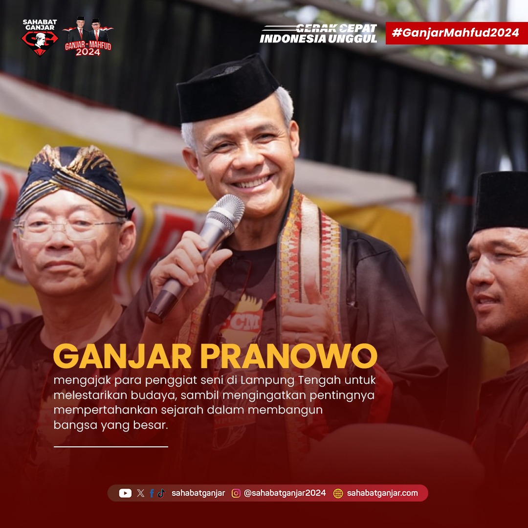 giacan_'s tweet photo. Kedatangan Bacapres Ganjar Pranowo disambut antusias masyarakat Nambahdadi, Kecamatan Terbanggi Besar, Lampung Tengah, Kamis (26/10/2023).

#SahabatGanjar  #GanjarMahfud2024 https://t.co/5wRs05V3FD