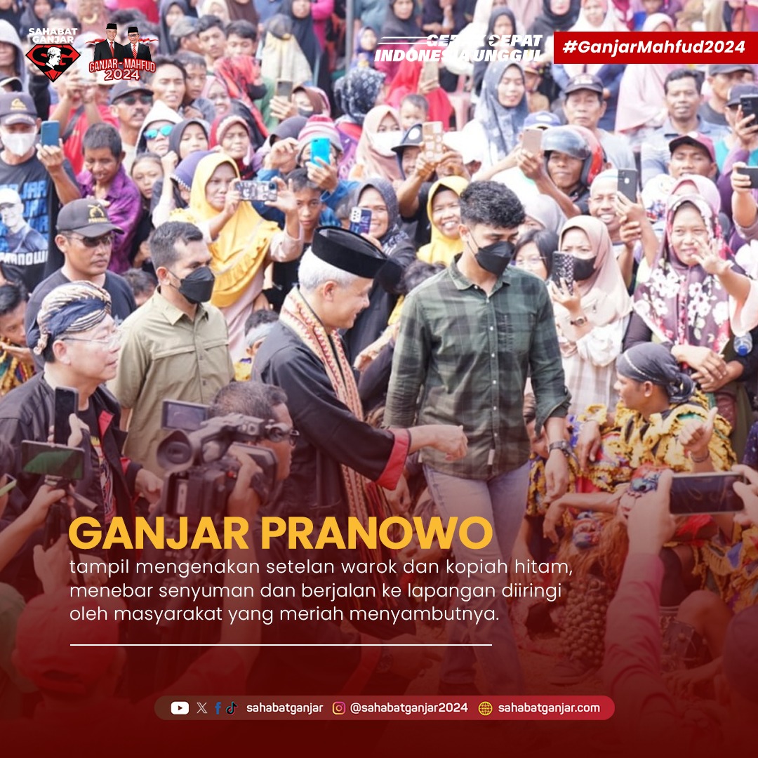 giacan_'s tweet photo. Kedatangan Bacapres Ganjar Pranowo disambut antusias masyarakat Nambahdadi, Kecamatan Terbanggi Besar, Lampung Tengah, Kamis (26/10/2023).

#SahabatGanjar  #GanjarMahfud2024 https://t.co/5wRs05V3FD