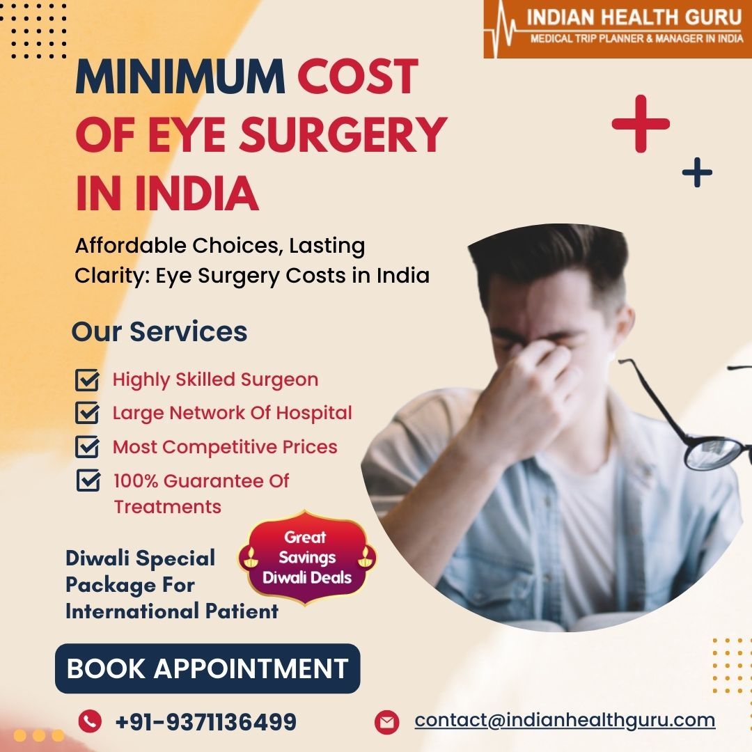 Good vision relies on the correct focusing of light rays onto the retina by the cornea and lens.

#eyesurgery #eyetreatment #minimumcost #eyesurgeons #tophospitals #diwalioffer #india

Contact Us-
+91-9371136499
contact@indianhealthguru.com

Read More On:- cutt.ly/QwEhK9oA