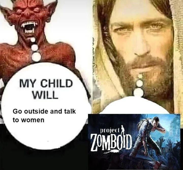 rProjectZomboid's tweet photo. Jesus said it guys. https://t.co/Jr3nZYr4Hf
#ProjectZomboid https://t.co/ldgGA6dJAT