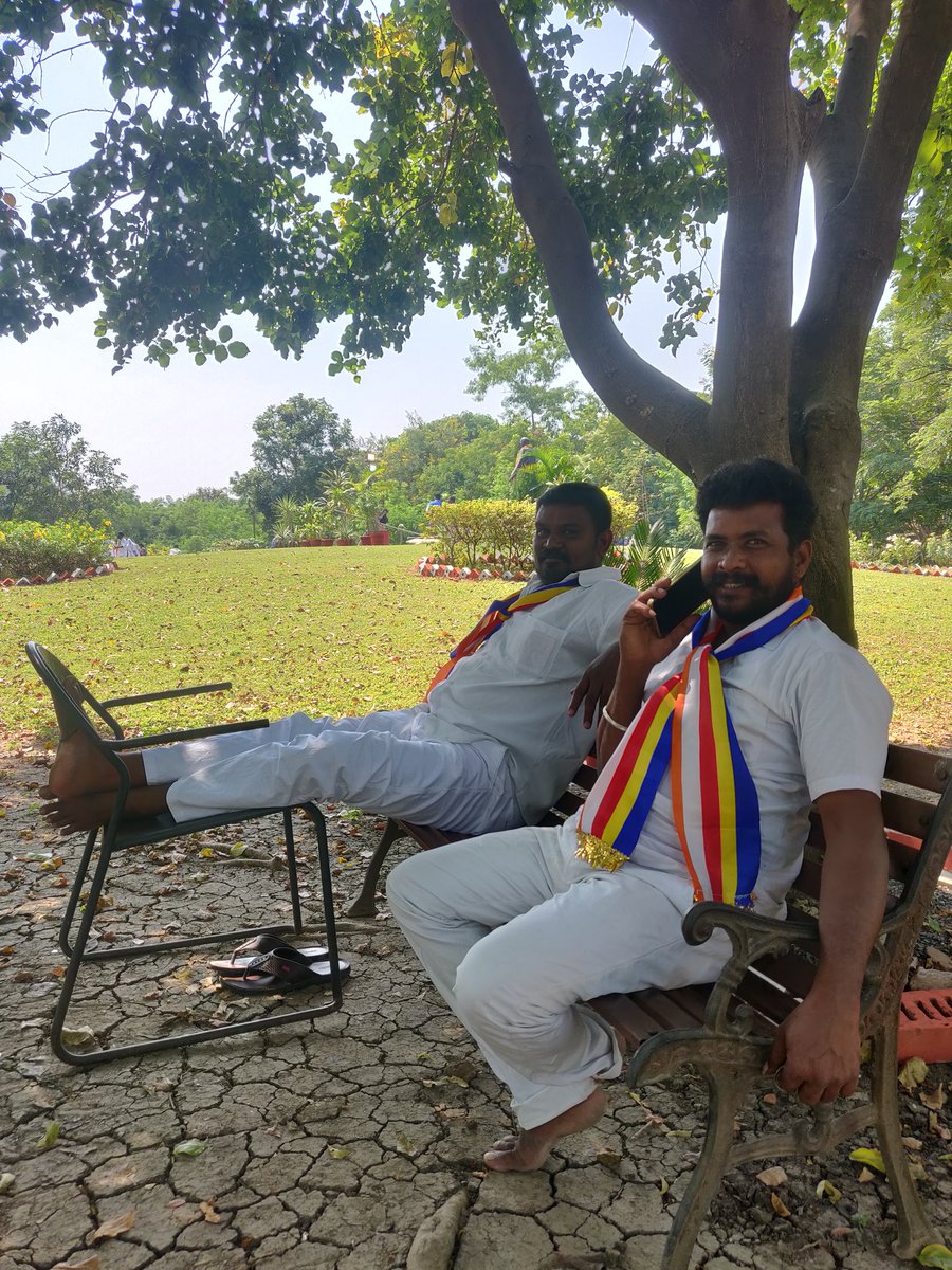 mondalsudipto's tweet photo. The two drivers who came along for the trip also adopted Buddhism on October 24 https://t.co/sN18Qjc851