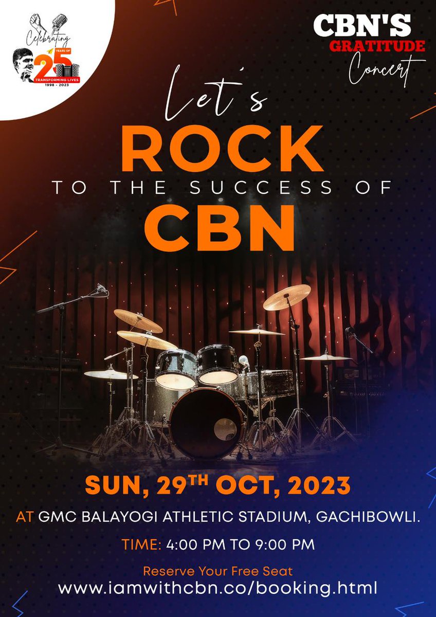 🎸🎸CBN Anthem - Rock Band Teaser 🎸🎸
Al r wlcm 2 CBN Concert  plnd on 29 Oct,Sun 4pm-9pm
Rsrv for preferential seat
iamwithcbn.co/booking.html
Let us join n say thanks to CBN garu 💪🏼💪🏼
#25YearsOfTransformation
#25YearsOfHitechCity
#ChandrababuNaidu
#CBNConcert
#ThankYouCBNEvent