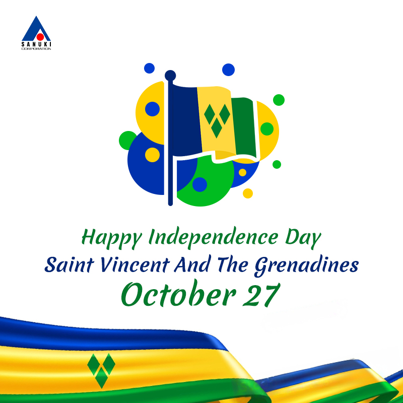 Happy Independence Day, 𝗦𝗮𝗶𝗻𝘁 𝗩𝗶𝗻𝗰𝗲𝗻𝘁 and the 𝗚𝗿𝗲𝗻𝗮𝗱𝗶𝗻𝗲𝘀!🇻🇨
#saintvincentandthegrenadines