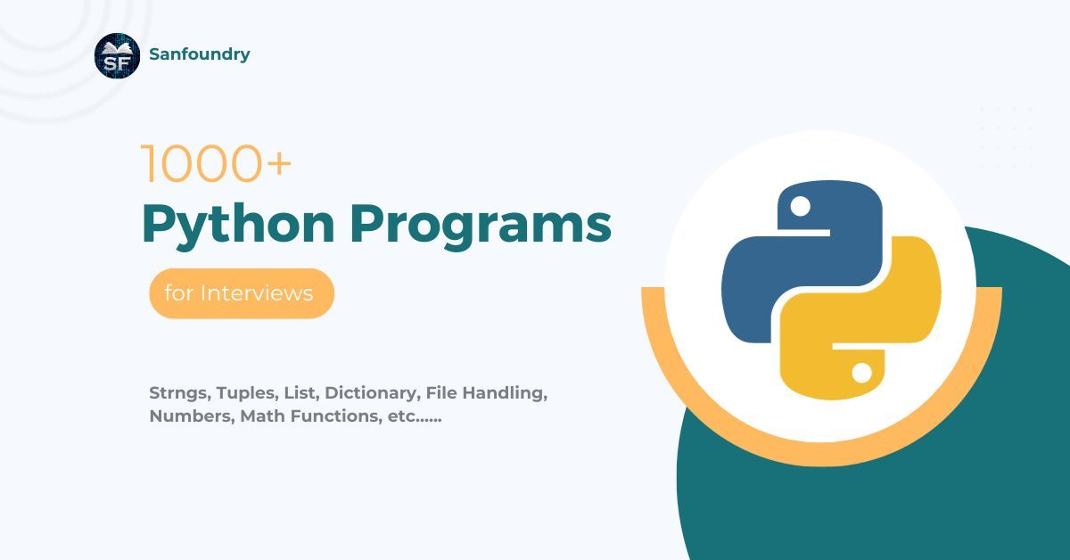 Sanfoundry tweet media