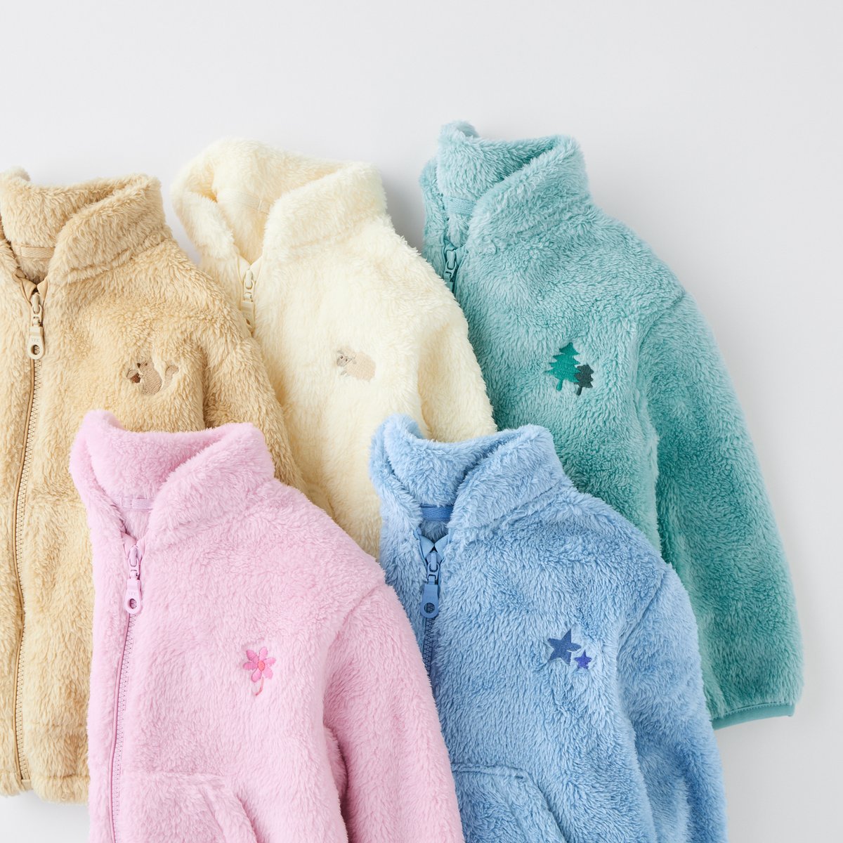 ?秋冬の必需品がお買い得！ KIDS＆BABYファーリーフリースジャケット 