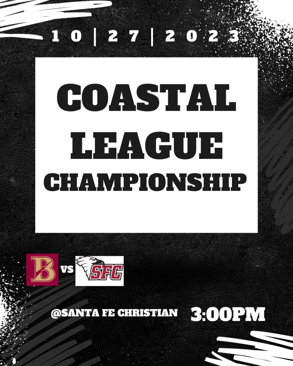 Coastal Prep Sport Report (@coastalpreprep) on Twitter photo Started with 7 teams and now it’s all down to two.
<a href="/BishopsFootball/">Bishop's Football</a> (6-3 | 5-0) will travel to face <a href="/SFC_Football/">SFC Football</a> (5-4 | 5-0) in what should be a great one, as both sides are on 🔥 and the winner of this one will be crowned the 2023 Coastal League Champions.
Players 2 Watch: Started with 7 teams and now it’s all down to two.
<a href="/BishopsFootball/">Bishop's Football</a> (6-3 | 5-0) will travel to face <a href="/SFC_Football/">SFC Football</a> (5-4 | 5-0) in what should be a great one, as both sides are on 🔥 and the winner of this one will be crowned the 2023 Coastal League Champions.
Players 2 Watch: