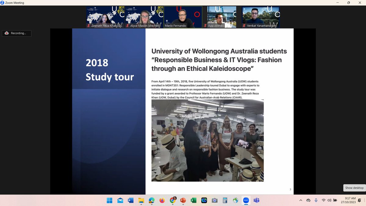 Our third presentation by <a href="/mariofernando/">mario fernando</a> at <a href="/UOW/">UOW</a> highlighted the cross-campus success story of <a href="/ReBitVlogs/">ReBitVlogs</a> T&amp;L practice!

<a href="/uowd/">UOWD</a> #WeareallUOW 

<a href="/AlyceMa5on/">Dr Alyce Mason</a>  <a href="/zrktalks/">Zeenath Reza Khan</a>